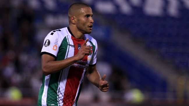 Leandro Benegas valoró su asistencia y gol en la abultada victoria de Palestino sobre Cerro Largo