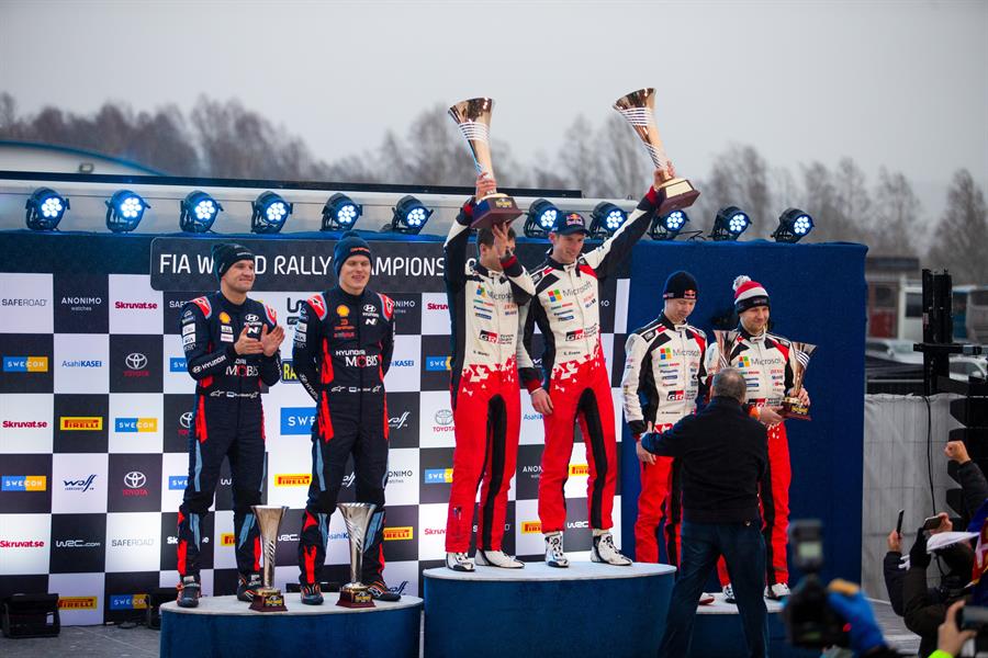 Elfyn Evans se coronó en Suecia y es nuevo líder del Mundial de Rally