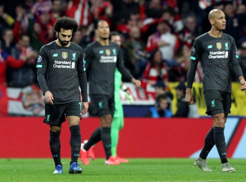Liverpool no pudo ante Atlético de Madrid y complicó su permanencia en la Champions