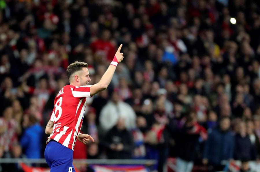 El gol de Saúl Ñíguez con que Atlético de Madrid venció a Liverpool en la Champions