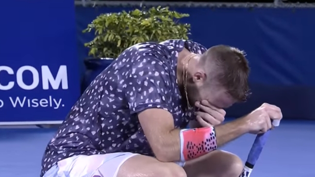 El estadounidense Jack Sock rompió en llanto tras ganar su primer partido desde 2018