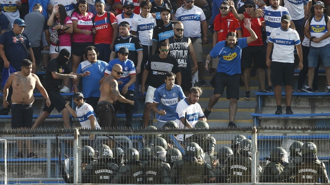 La UC informó severos castigos a sujetos identificados en incidentes ante O’Higgins