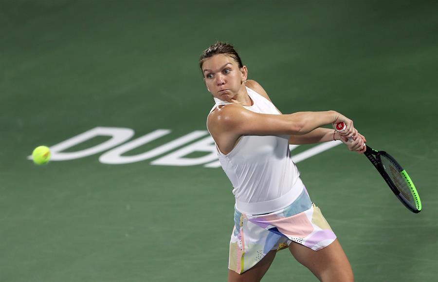 Simona Halep tuvo un sufrido avance a cuartos en Dubai ante Ons Jabeur
