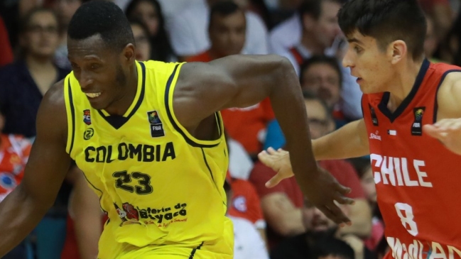 Chile dejó escapar el triunfo y sufrió dura caída ante Colombia en clasificatorias de la AmeriCup