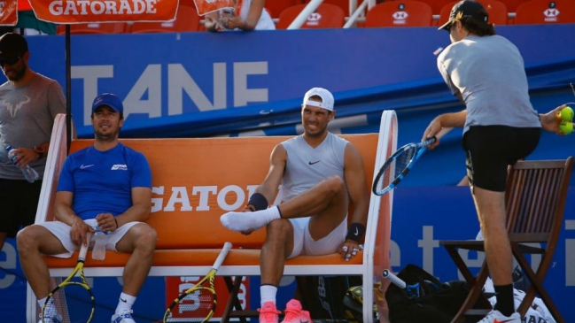 Rafael Nadal comenzó a entrenar en Acapulco con el objetivo de recuperar el número uno