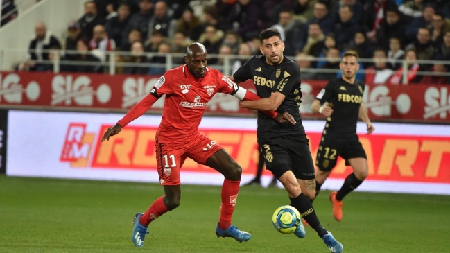 Guillermo Maripán marcó el gol del empate de AS Mónaco ante Dijon en la liga francesa