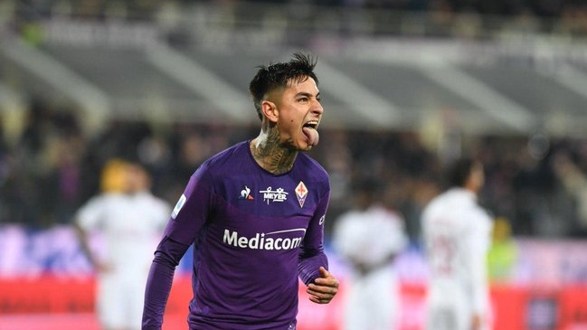 El penal que convirtió Erick Pulgar en la igualdad entre Fiorentina y AC Milan