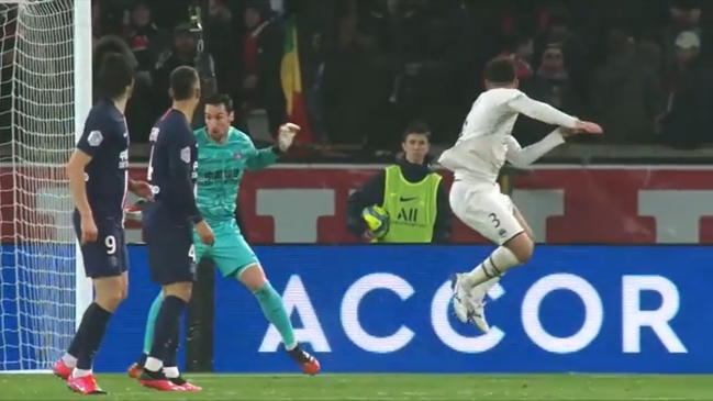 París Saint-Germain sufrió un gol absurdo en la victoria sobre Girondins de Bordeaux