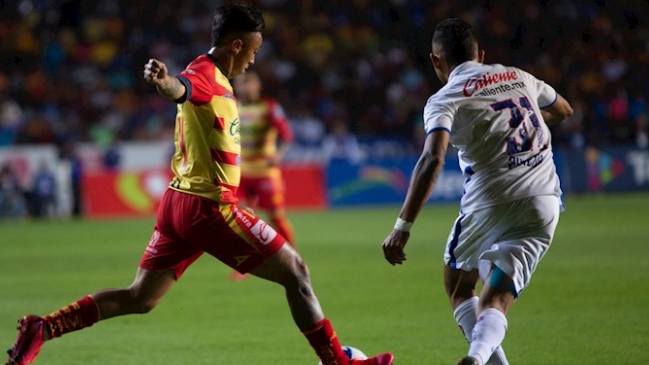 El gol de Martín Rodríguez en la derrota de Morelia ante Cruz Azul en la liga mexicana