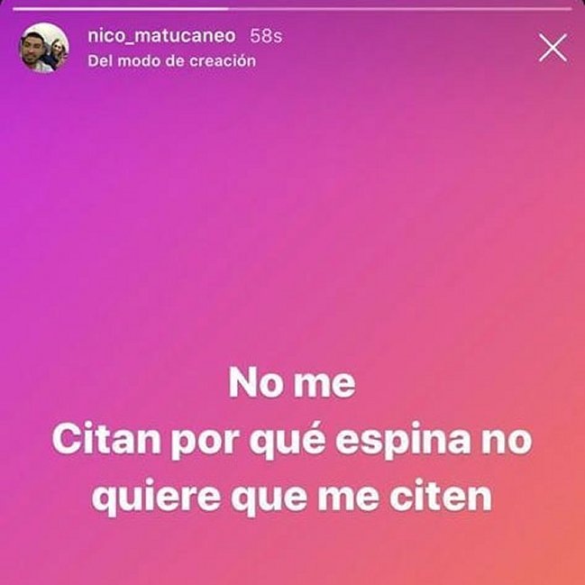 Nicolás Maturana: “No me citan porque Espina no quiere”