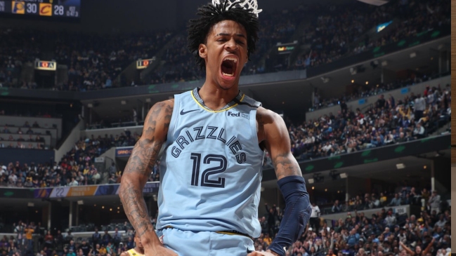 Ja Morant comandó el triunfo de Memphis Grizzlies sobre Los Angeles Lakers