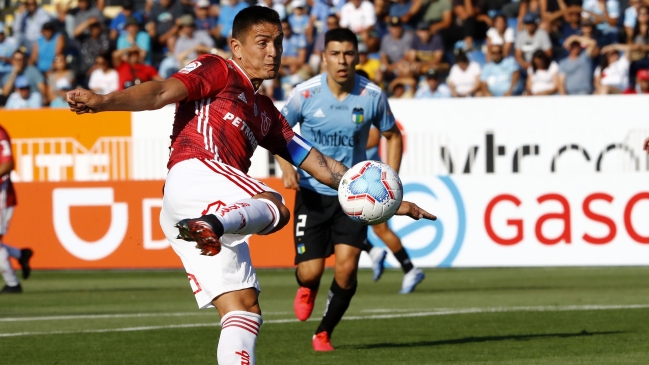 Matías Rodríguez salió al rescate de la U y anotó el empate parcial ante O’Higgins