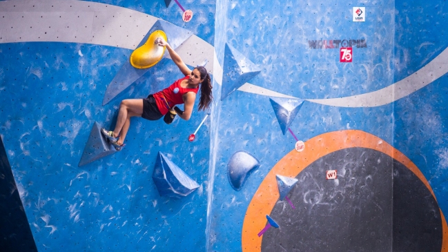 La chilena Alejandra Contreras obtuvo medalla de plata en el Panamericano de Escalada