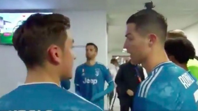Cristiano Ronaldo y Paulo Dybala fueron captados criticando a sus compañeros de Juventus