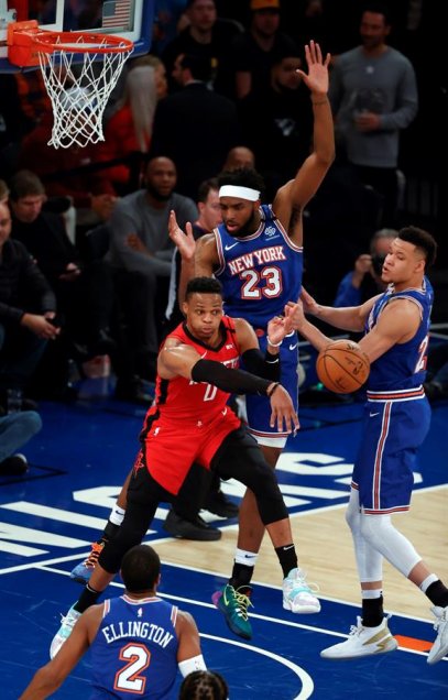 Los Knicks sorprendieron a Houston Rockets