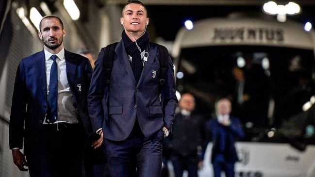 ¿Broma de mal gusto? El irónico gesto de Cristiano al llegar al duelo entre Juventus e Inter