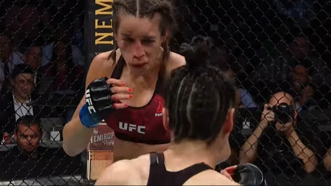 Peleadora de la UFC desfiguró el rostro de su rival y la envió al hospital