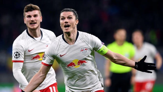 RB Leipzig goleó a Tottenham de Jose Mourinho y avanzó en la Champions