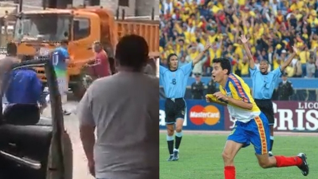 Ex seleccionado ecuatoriano noqueó con impresionante golpe a un hincha tras partido amateur