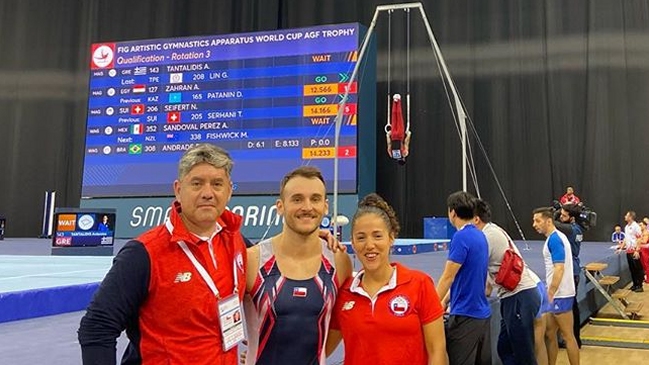 Tomás González clasificó a la final de suelo en la Copa del Mundo de gimnasia en Bakú