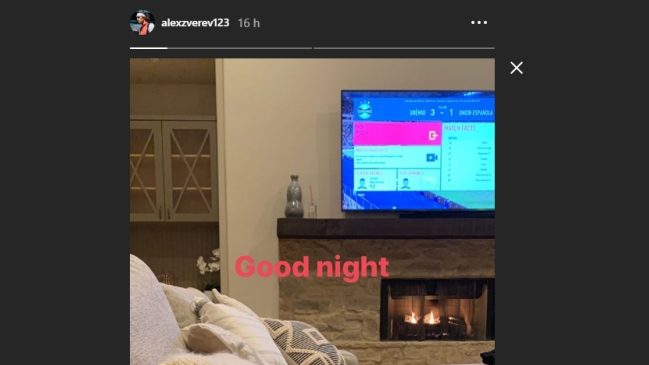 Alexander Zverev aprovecha los días sin tenis jugando FIFA 20 contra Unión Española