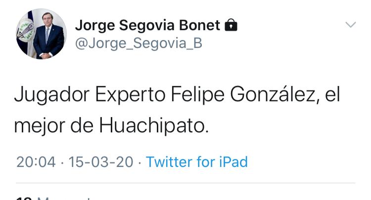 Jorge Segovia disparó contra el árbitro Felipe Gónzalez: “El mejor de Huachipato”