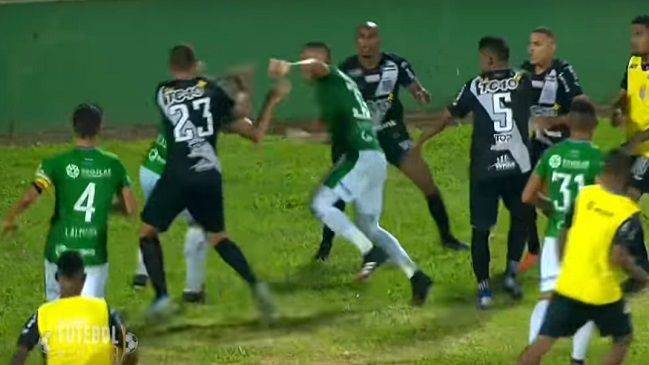 Clásico entre Guaraní y Ponte Preta terminó con serios incidentes entre jugadores
