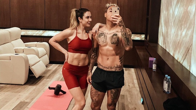 La exigente rutina de ejercicios de Eduardo Vargas junto a Daniela Colett