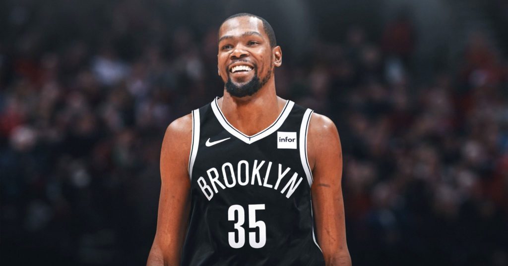 Kevin Durant y otros tres jugadores de Brooklyn Nets dieron positivo por coronavirus