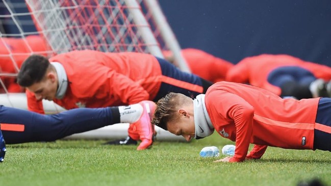 RB Leipzig de Alemania regresó a los entrenamientos con medidas preventivas