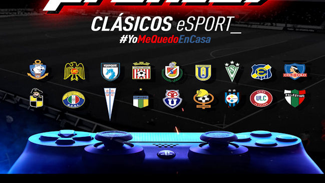 Clásicos del fútbol chileno se jugaron de manera virtual en un torneo eSports