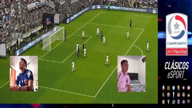 Joan Cruz y Camilo Moya representaron a Colo Colo y la U en el Superclásico virtual