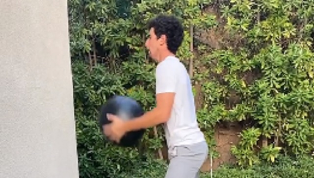 El intenso entrenamiento de Joaquín Niemann durante la cuarentena