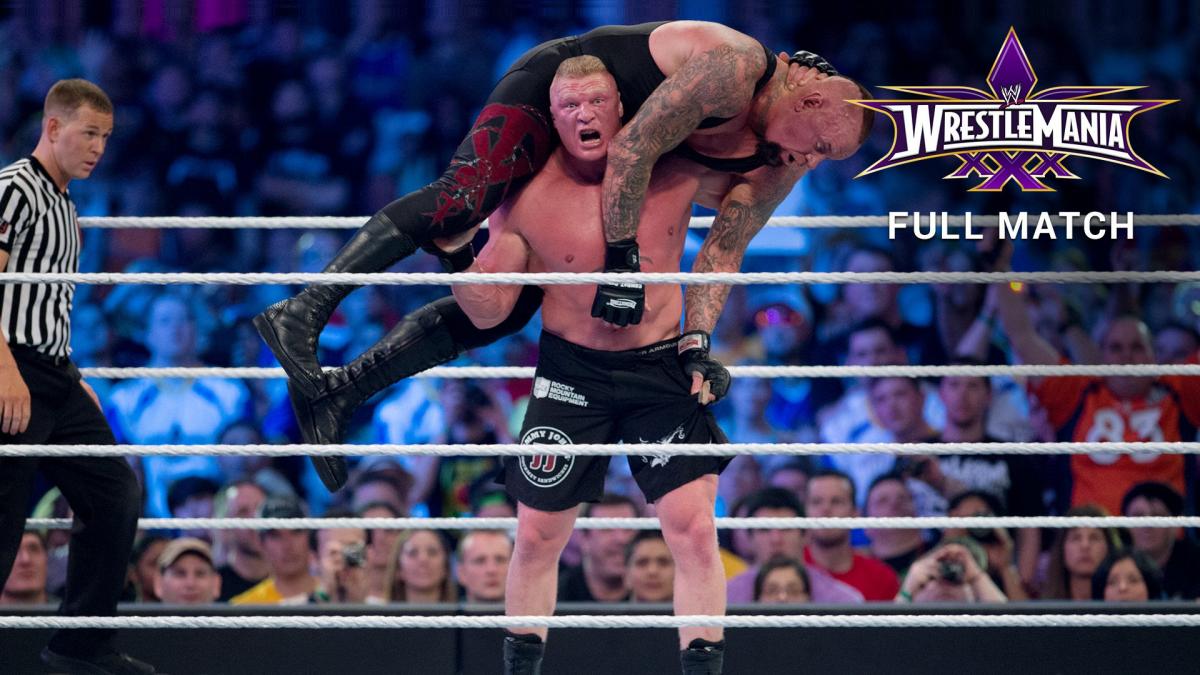 El día que la racha terminó: WWE recordó lucha entre Brock Lesnar y Undertaker en Wrestlemania