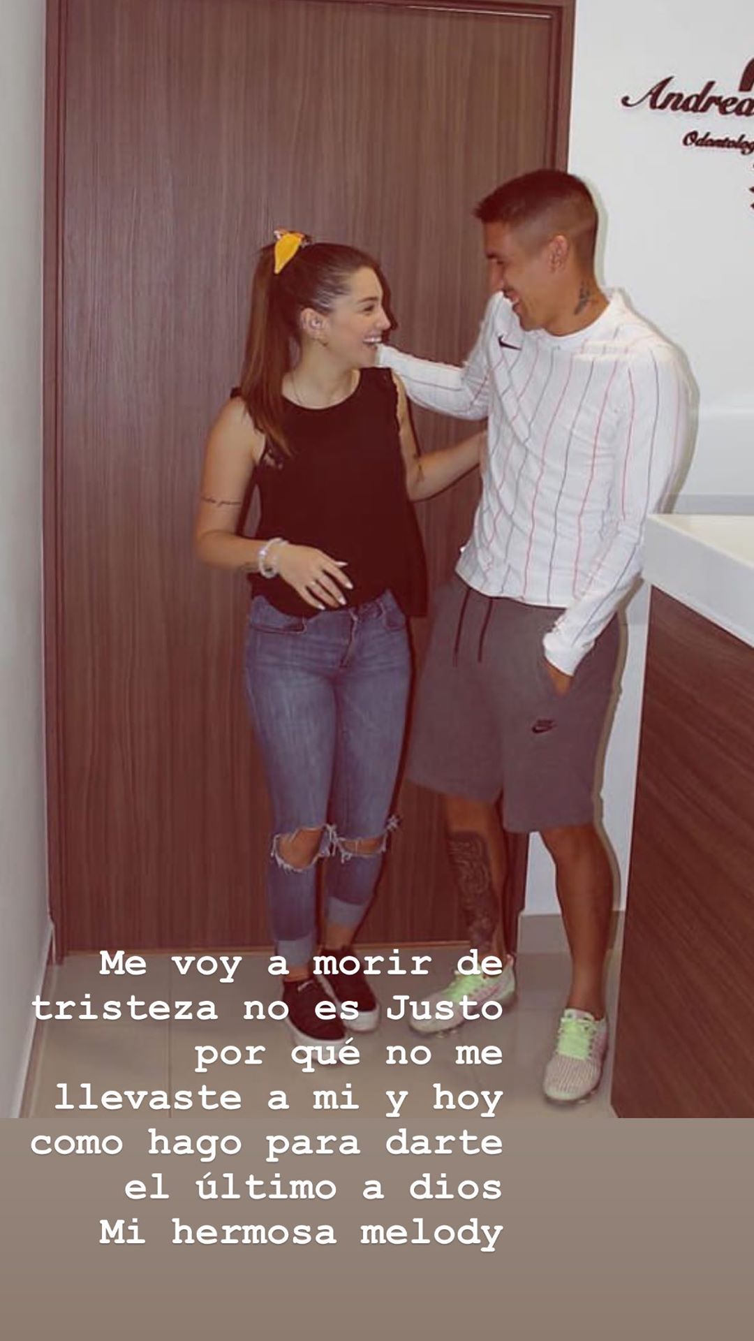 “Me voy a morir de tristeza”: El sentido mensaje de Centurión tras el fallecimiento de su novia