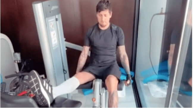 El intenso entrenamiento de Nicolás Castillo tras recibir el alta médica