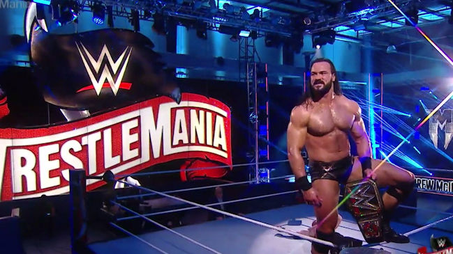 Drew McIntyre se apoderó del título de WWE tras vencer a Brock Lesnar en Wrestlemania