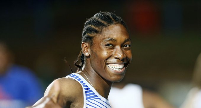 Caster Semenya superó exigente desafío de Cristiano Ronaldo