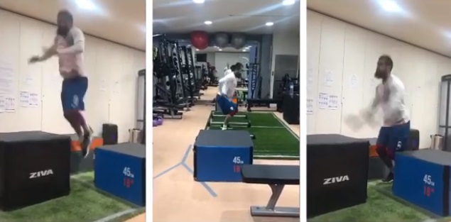 El intenso entrenamiento de Arturo Vidal en cuarentena bajo las órdenes de Juan Ramírez