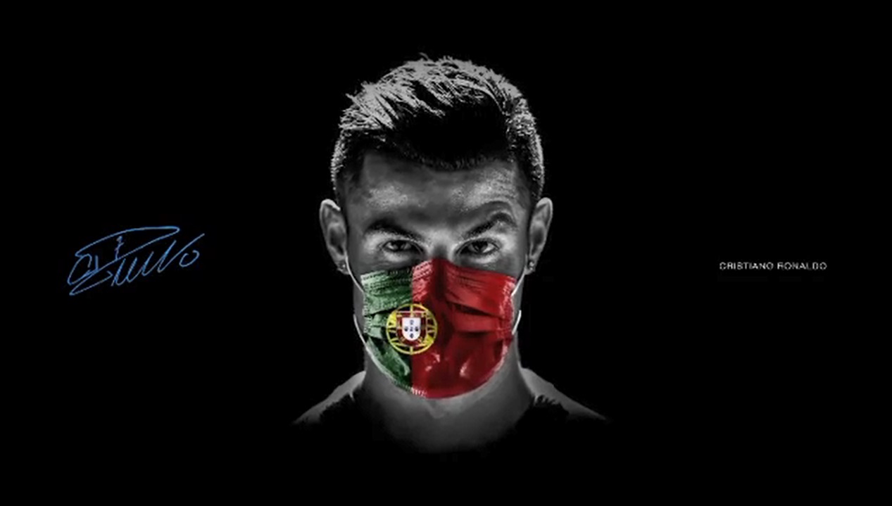 Cristiano Ronaldo y otras estrellas protagonizan campaña a beneficio de la Cruz Roja italiana