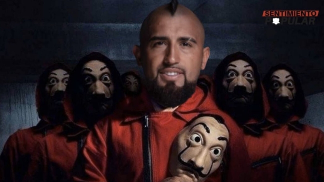 ¿Arturo Vidal como nuevo integrante de La Casa de Papel?