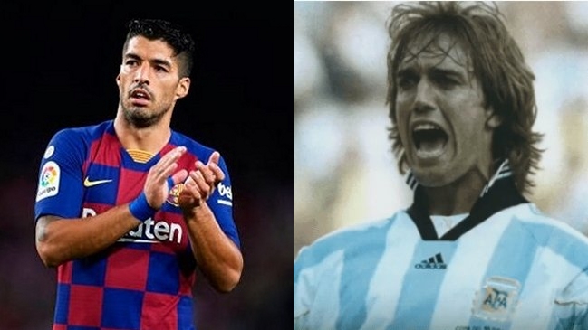Gabriel Batistuta: Luis Suárez siempre me hace saber que fui su ídolo