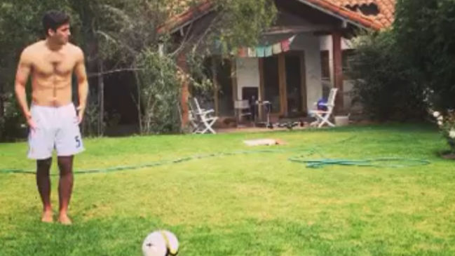 Benjamín Kuscevic compartió un intenso entrenamiento en familia