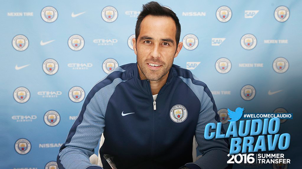 Manchester City recordó las primeras horas de Claudio Bravo en el club