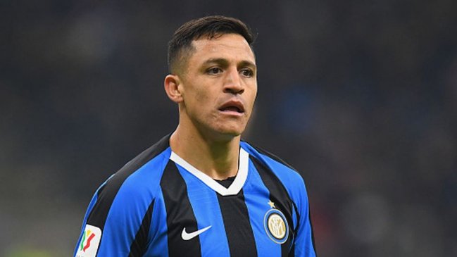 Alexis Sánchez regresó a Italia y quedó en cuarentena