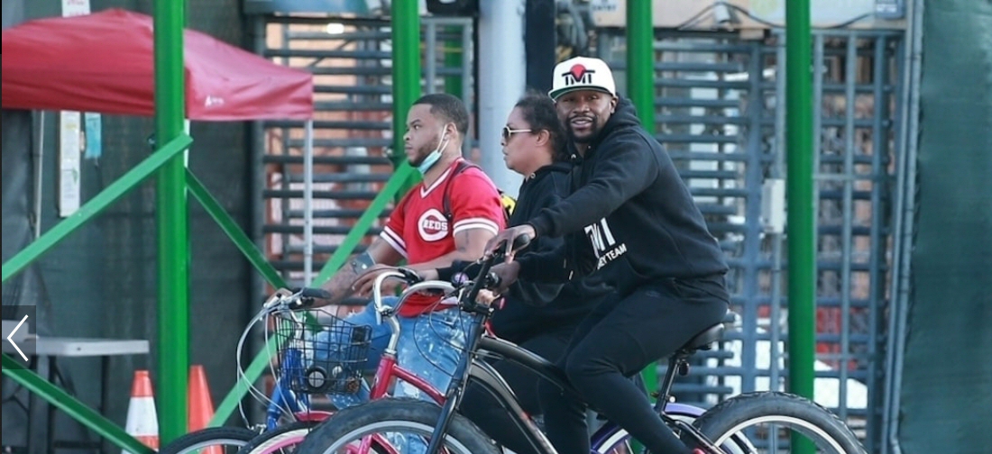 Floyd Mayweather rompió la cuarentena en Estados Unidos para dar paseos en bicicleta