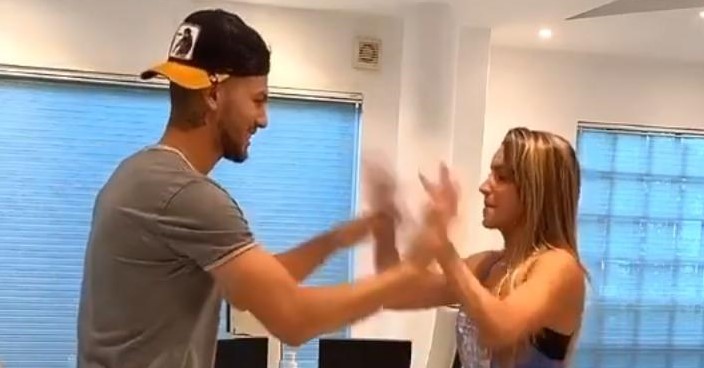 El divertido TikTok de Lucas Passerini junto a Lucila Vit