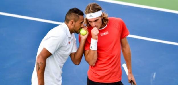 La locura de Tsitsipas en el cumpleaños de Kyrgios