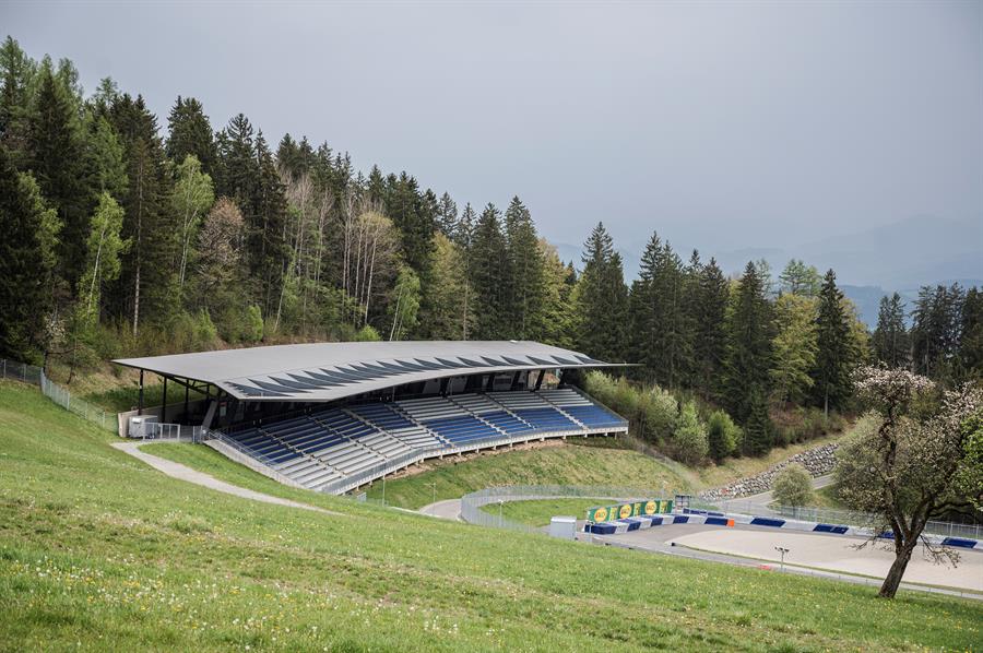 Vacío y sin el ruido de motores: Así luce el Red Bull Ring, el circuito donde debiera comenzar la temporada de Fórmula 1