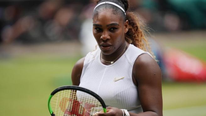 Serena Williams sorprendió entrenando contra ella misma